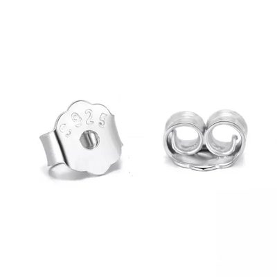 Schmetterling DIY Zubehör für Ohrring Rücken 925 Sterling Silber