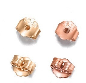 Schmetterling DIY Zubehör für Ohrring Rücken 925 Sterling Silber