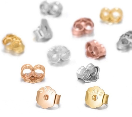 Schmetterling DIY Zubehör für Ohrring Rücken 925 Sterling Silber