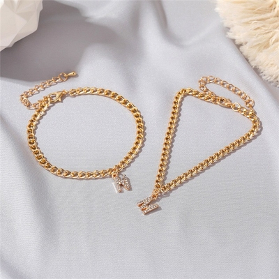 Personalisiertes 18K Goldplattiertes Mode-Brass-Cuban Link Chain-Tennis-Armband für Frauen