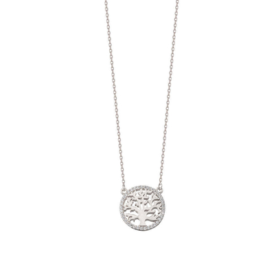 Party Gelegenheit 18K Gold Plattiert Sterling Silber Baum des Lebens Anhänger Halskette für Frauen
