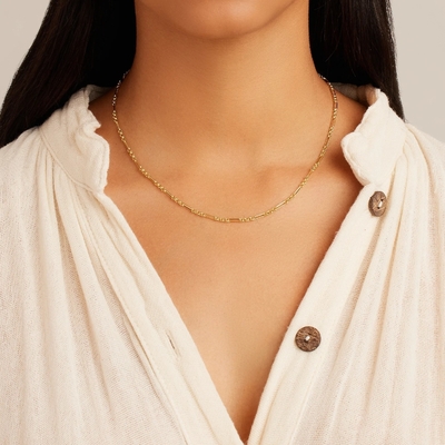 18in 925 Sterling Silberketten Halskette 2,2mm Breite 18K Goldketten Halskette
