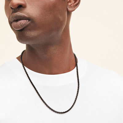 Handgefertigte 18K Goldplattierte Runde Box Halskette mit schneller Lieferung und anpassbarem Logo