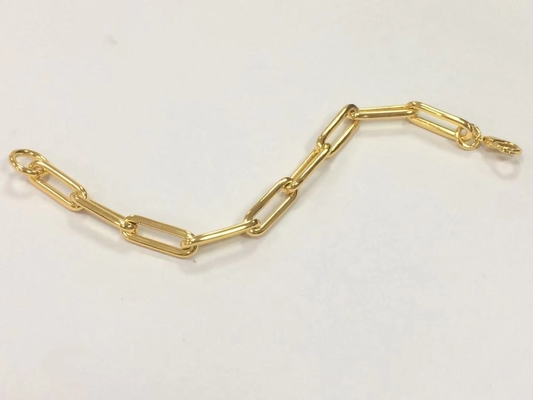 Dickerer Messing Armband 18K Goldkette für Männer und Frauen in verschiedenen Längen von Karen
