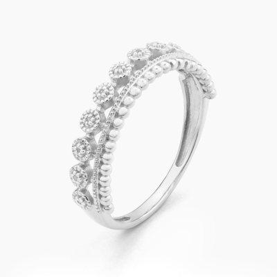 925 Sterling Silber CLASSIC Style Großhandel Stackbare Damenring mit vergoldeten Perlen