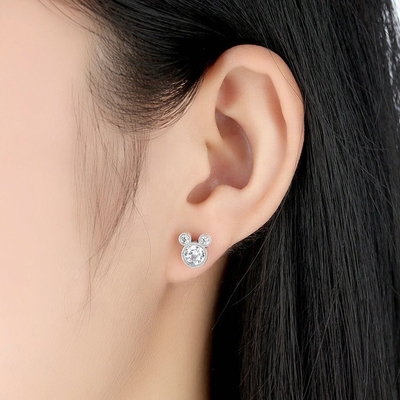 Beurteilung durch Dritte Kinder Schmuck 925 Sterling Silber Maus Ohrringe