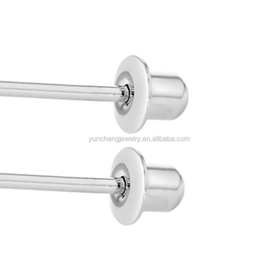 Schmetterlingblau und klar CZ Kinder-Stud-Ohrringe 925 Sterling Silber
