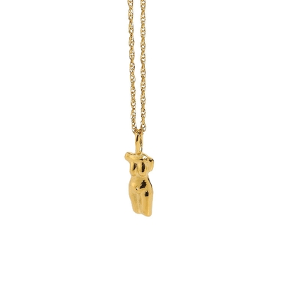 OEM 18in 18K Goldplattierte Anhänger Mädchen Schmuck Körperform Halskette