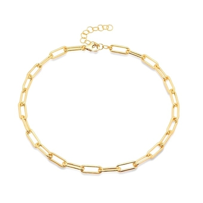 18K Goldplattierte Kette für Männer und Frauen Dicke Mode Edelstahl Halsketten