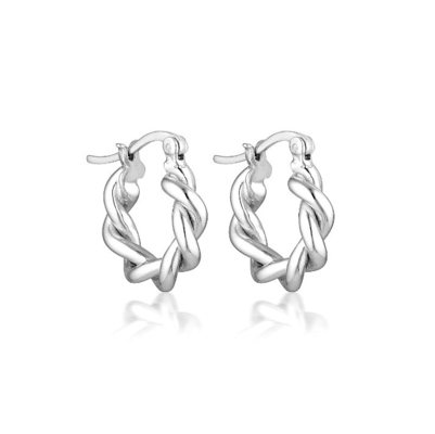 15mm Drehte Chunky Hoop Hohl Frauen Mode Ohrringe Schmuck