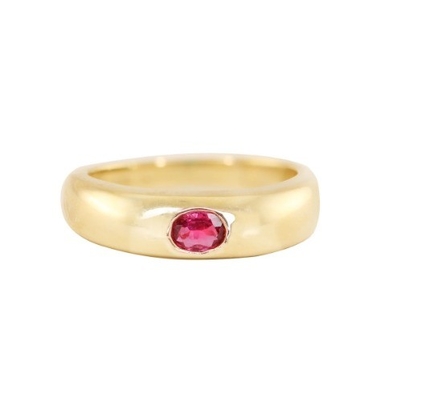 Schmuck Art Ringe Vintage 18K Gold Plattiert Smaragd Baguette Kuppel Edelstein Ringe für Frauen