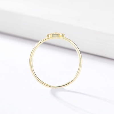 Massivsilber 925 Custom Schmuck Ewigkeit Ringe für Frauen Männer 2023 Unisex Gold Schmuck