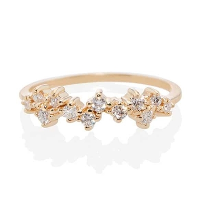 925 Sterling Silber Schmuck Prong Set Mini Clear CZ Band Ringe für Frauen Sterling