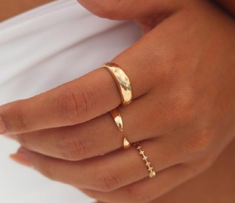Eternity Band Ringe 18K Gold Brazilschen Schmuckstern 925 Sterling Silber Dome Damenring