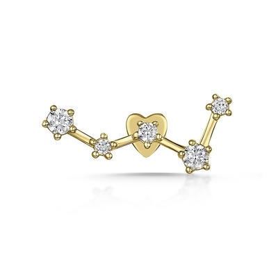 OEM Constella Stud Ohrringe 925 18k Weißgold Stud Ohrringe