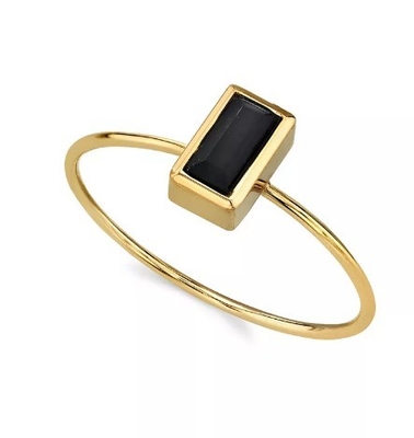 14K Gold-Dipped Cubic Zirkonia Kristall Ring OEM Strassring