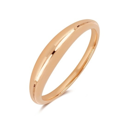 Flat 18K Gold Plattiert Boho 925 Sterling Silber Stapeln Frauenringe