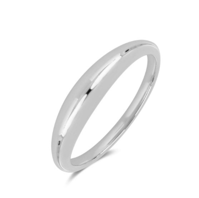 Flat 18K Gold Plattiert Boho 925 Sterling Silber Stapeln Frauenringe