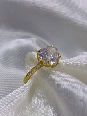 Micro Insert Inlay Technologie Herz geschnitten CZ Stein 925 Sterling Silber Verlobungsringe