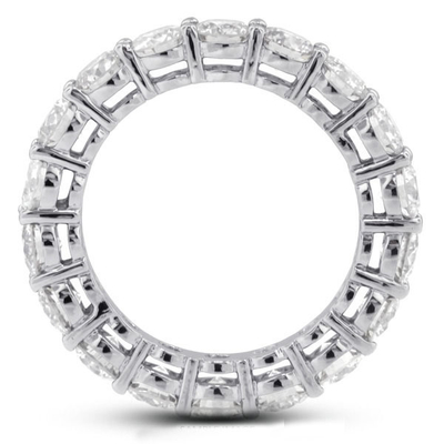 925 Sterling Silber 4mm CZ Eternity Band Ring Öko-freundlich Ja Plattierung Rose Gold