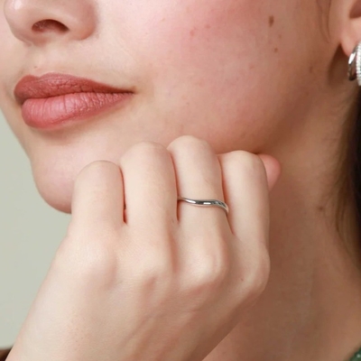 Bescheinigung über die Beurteilung durch Dritte 925 Sterling Silber Damen Schmuckring