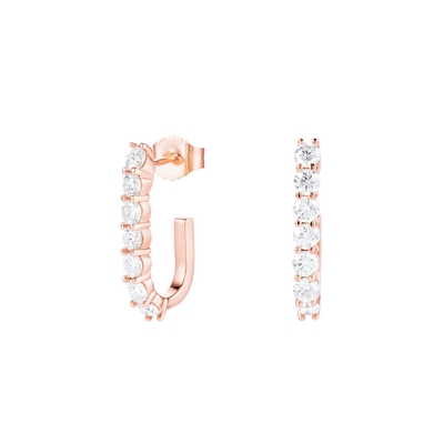 Trendy 925 Sterling Silber 14k Gold Trendy Bend Stud Ohrringe für Frauen Mädchen Schmuck