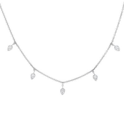 18K-Gold-Kette 925 Sterling Silber Feinkonnekt für Frauen Prinzessin-Schnitt Design