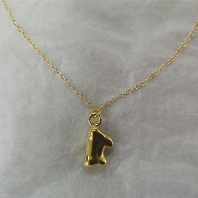 Venus Weiblichkeit 18K Goldplattiert 925 Sterling Silber gefüllt Anhänger Halskette für die Party