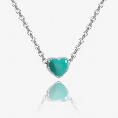 Rhodiumplattiertes kleines rosa Herz Valentinstag 925 Sterling Silber Anhänger für Frauen