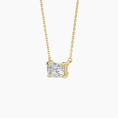 Oval geschnitten 5A Weiß Kubik Zirkonia glänzender Edelstein Anhänger Halsketten für Frauen Klassik Schmuck