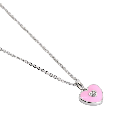 Hochzeitsgeschenk Pink Heart Stud Ohrringe für Schmuckstücke