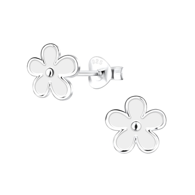 925 Sterling Silber Hypoallergenische Kinder-Stud-Ohrringe 18K-Goldplattiert