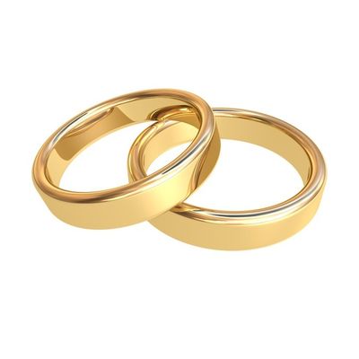 Custom Design Comfort Fit 14K Gold Plated Plain Wedding Rings and Engagement Bands