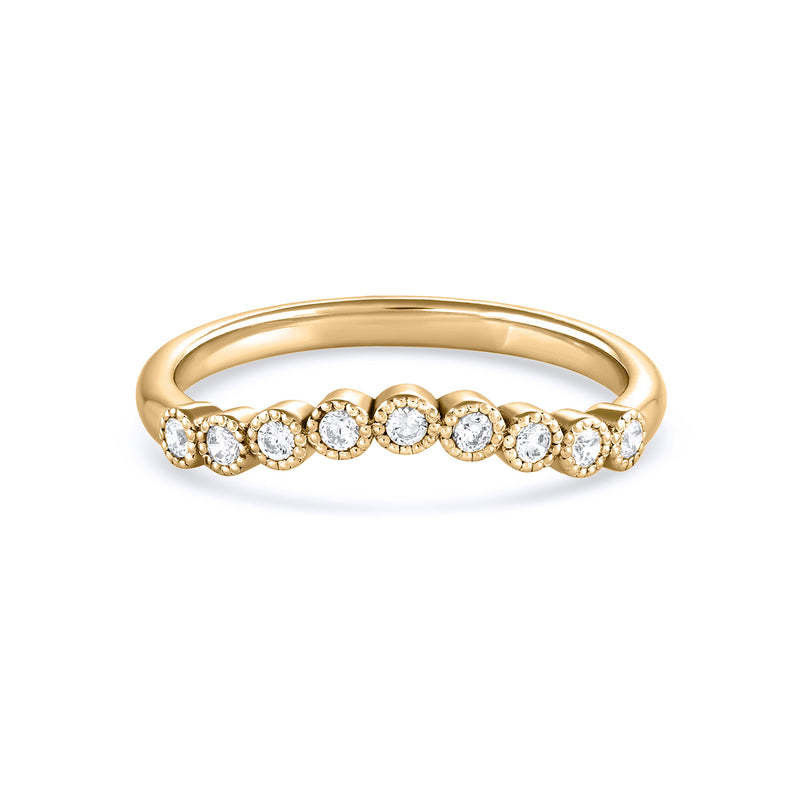 Classic Design Contour Band Gold Plated 925 Sterling Silver Ring for Women Best Seller