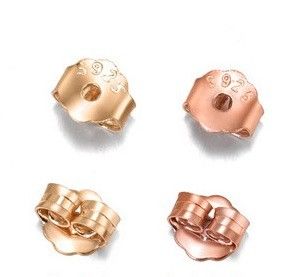 Schmetterling DIY Zubehör für Ohrring Rücken 925 Sterling Silber