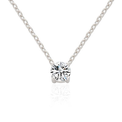 ODM 8mm Sterling Silberkette Klar CZ 18k Gold überzogen Kette