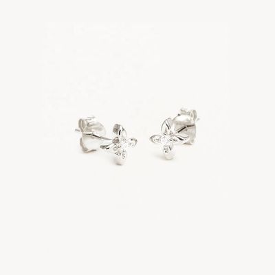 925er Sterling Silber Blumen Ohrstecker, kleine Größe für den täglichen Gebrauch