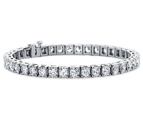 925 Sterling Silber Goldplattiert 3mm Moissanite Diamant Tennis Armband Stein Farboption