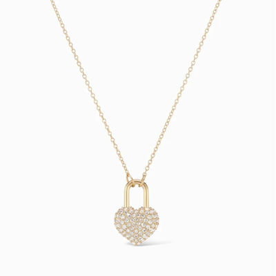 Trendy Goldplattiert 925 Sterling Silber Herz Medaillon Charme Anhänger Halskette