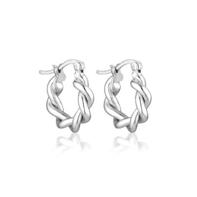 15mm Drehte Chunky Hoop Hohl Frauen Mode Ohrringe Schmuck