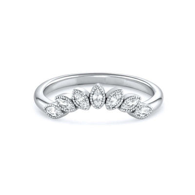 925 Sterling Silber CZ Edelstein Diamantring Stapelbarer Ehering Schmuck