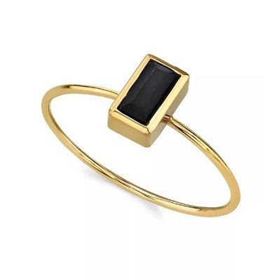 14K Gold-Dipped Cubic Zirkonia Kristall Ring OEM Strassring