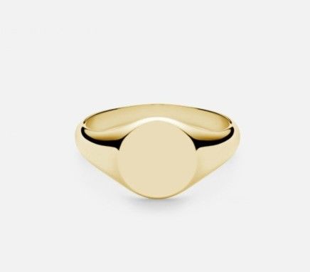 18K-Goldplattiertes, maßgeschneidertes, graviertes Siegel 925 Sterling Silber Unisex Schmuckringe