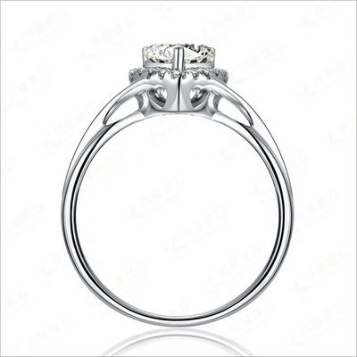 Herzen feine Weedringe 925 Sterling Silber Schmuck für Frauen Modeaccessoires