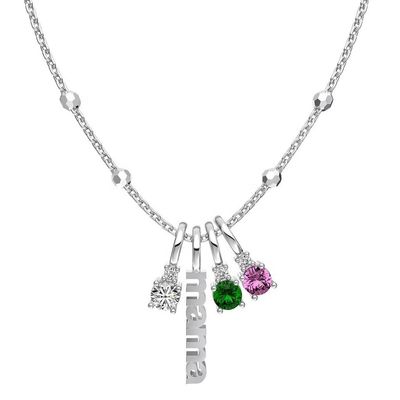 Weiß CZ 4mm 925 Silber Halskette Weibliche Zirkon Stein Halskette Luxus DIY