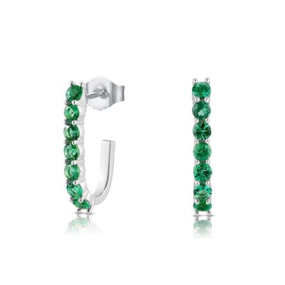 Trendy 925 Sterling Silber 14k Gold Trendy Bend Stud Ohrringe für Frauen Mädchen Schmuck