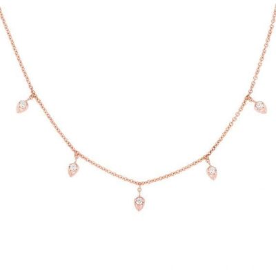 18K-Gold-Kette 925 Sterling Silber Feinkonnekt für Frauen Prinzessin-Schnitt Design