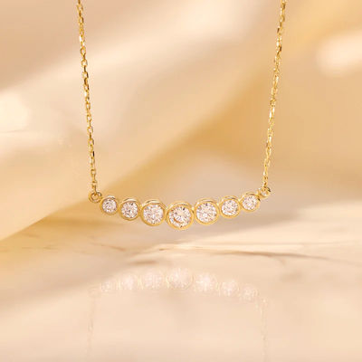 Minimalistische 925 Sterling Silber Tennis Anhänger Halsketten für Frauen Schicht stapelbare Halsketten