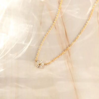 925 Sterling Silber Blumenhalskette Exquisite Trendy Rhodiniert Für Verlobung Hochzeit Party Perfektes Geschenk Für Freundinnen