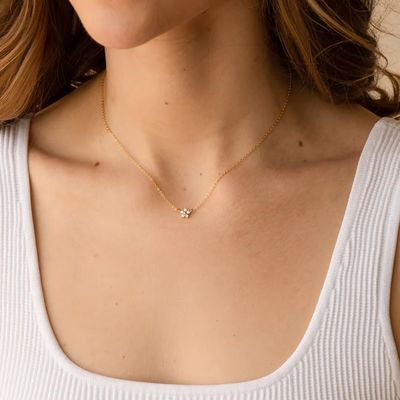 925 Sterling Silber Blumenhalskette Exquisite Trendy Rhodiniert Für Verlobung Hochzeit Party Perfektes Geschenk Für Freundinnen